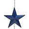 Metal Stars and Bell Hanging Patriotic Wind Chime Decoration - 26"